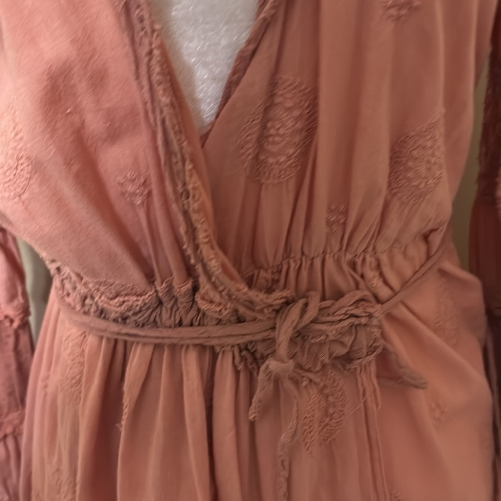 Free People Pink Long Sleeve Dress - Picture 3 of 7